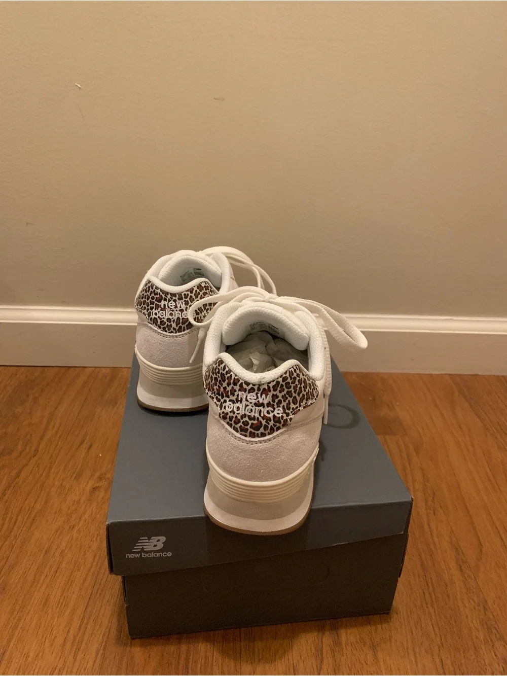 New Balance 515 - Cream with Leopard - Picture 4 of 6